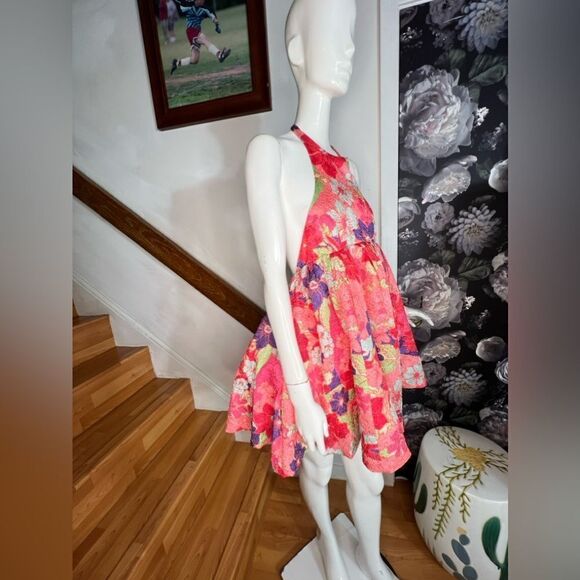 Free People Passion Flower Mini Dress/ size S - Picture 7 of 11